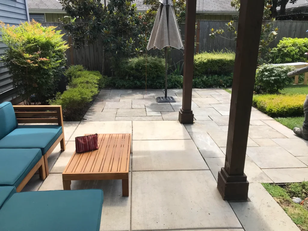 Patio and Lawn